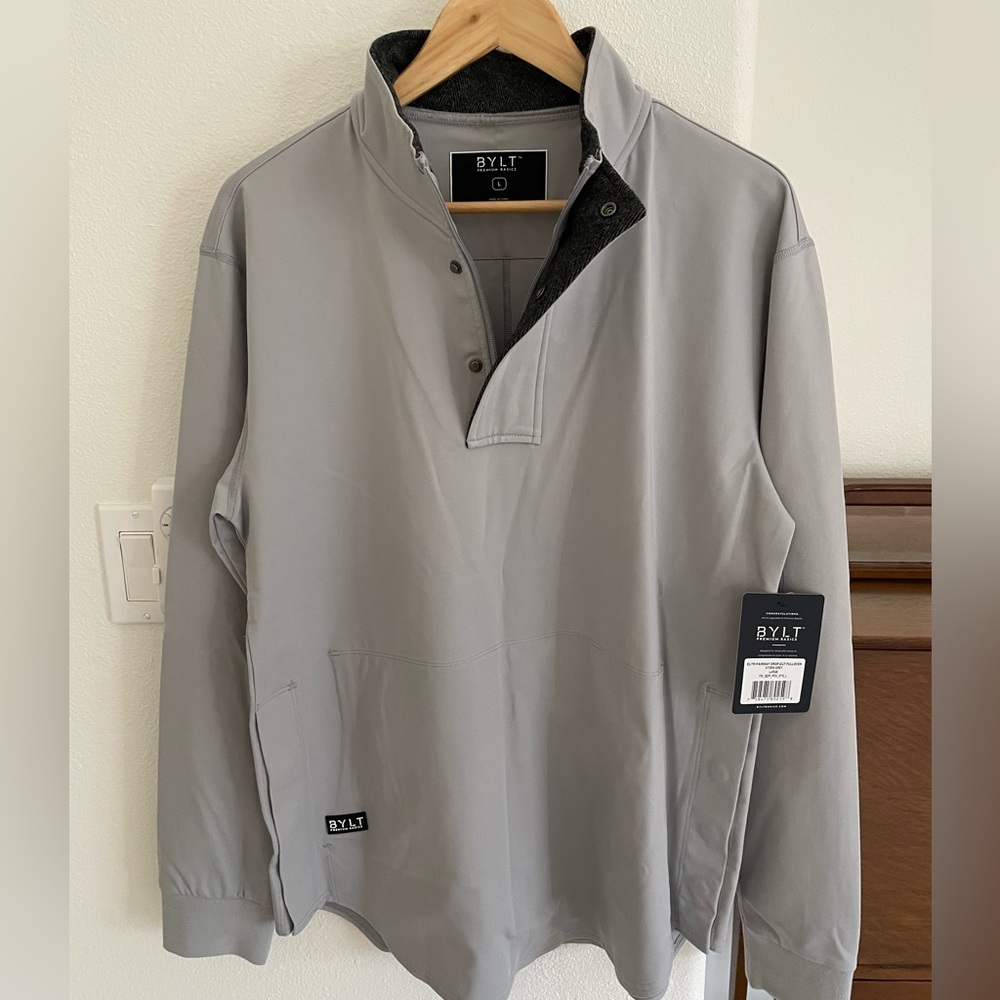 BYLT Basics Elite+Fairway Drop-Cut Pullover